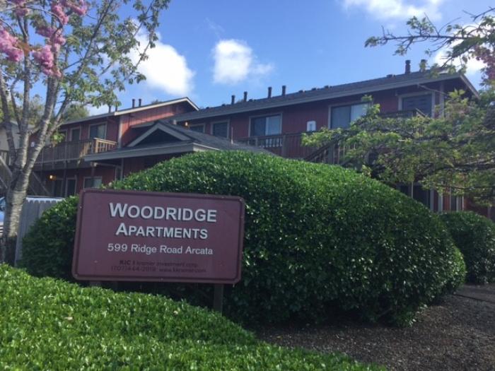 Front of Wood Ridge Apartments Arcata